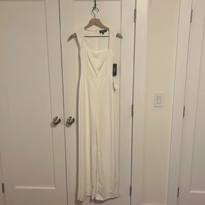 Lulus Enticing Endeavors White Jumpsuit